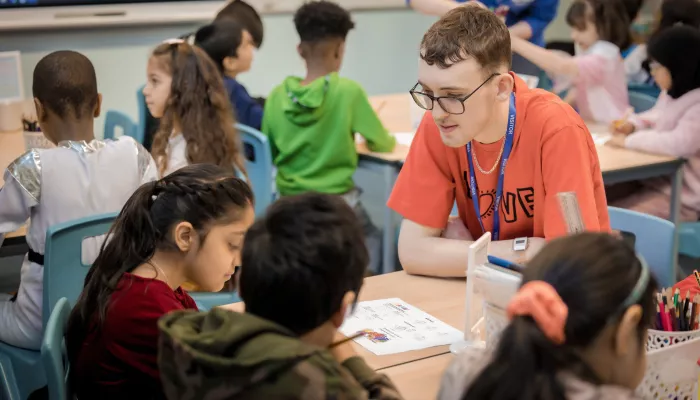 children being tutored