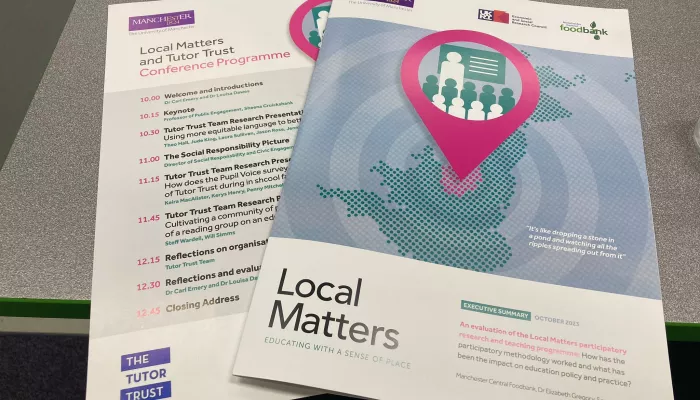 Local Matters project A4 booklets