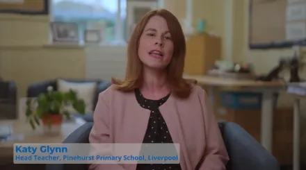 Katy Glynn, Headteacher of Pinehurst Primary School