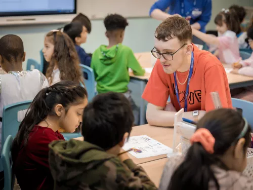 children being tutored