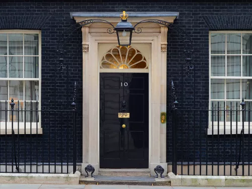 Door of 10 Downing Street (Photo: Sergeant Tom Robinson RLC/MOD)